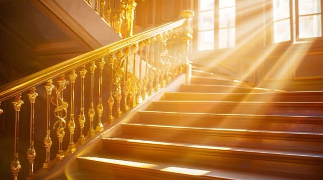 Złota balustrada: Jakie schody półkowe z balustradą są najlepsze do domu? Złota balustrada: Jakie schody półkowe z balustradą są najlepsze do domu?