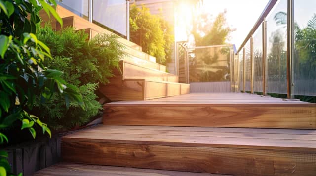 Schody na taras drewniane: Jakie poręcze najlepiej pasują do drewnianych schodów? Schody na taras drewniane: Jakie poręcze najlepiej pasują do drewnianych schodów?