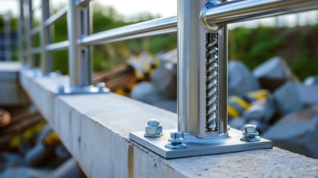 Mocowanie słupka balustrady: Jakie mocowanie do betonu jest najlepsze? Mocowanie słupka balustrady: Jakie mocowanie do betonu jest najlepsze?